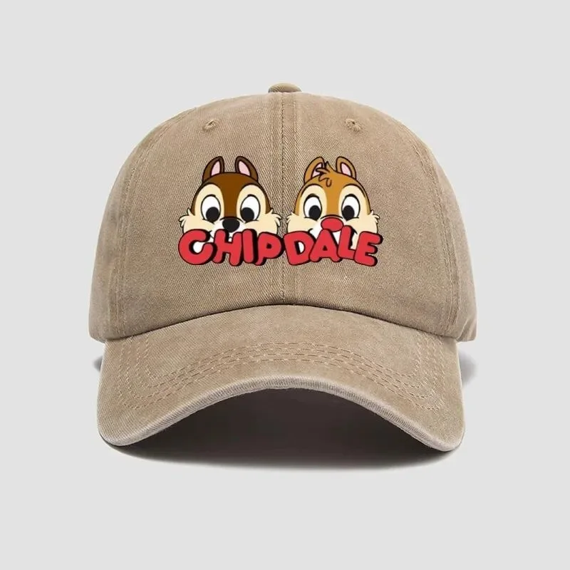 Miniso Disney cartoon chipmunk Chichtiti hat baseball cap men and women baseball cap sun hat outdoor sun protection leisure