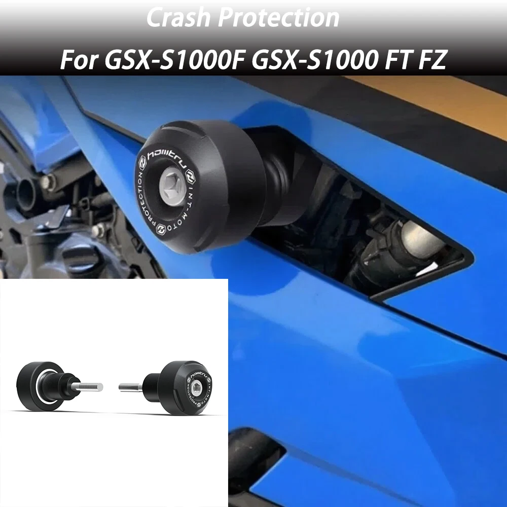 Frame Sliders Crash Protector For Suzuki GSX-S1000F GSX-S1000 FT FZ Accessories Engine Pad Falling Protection 2018-2021