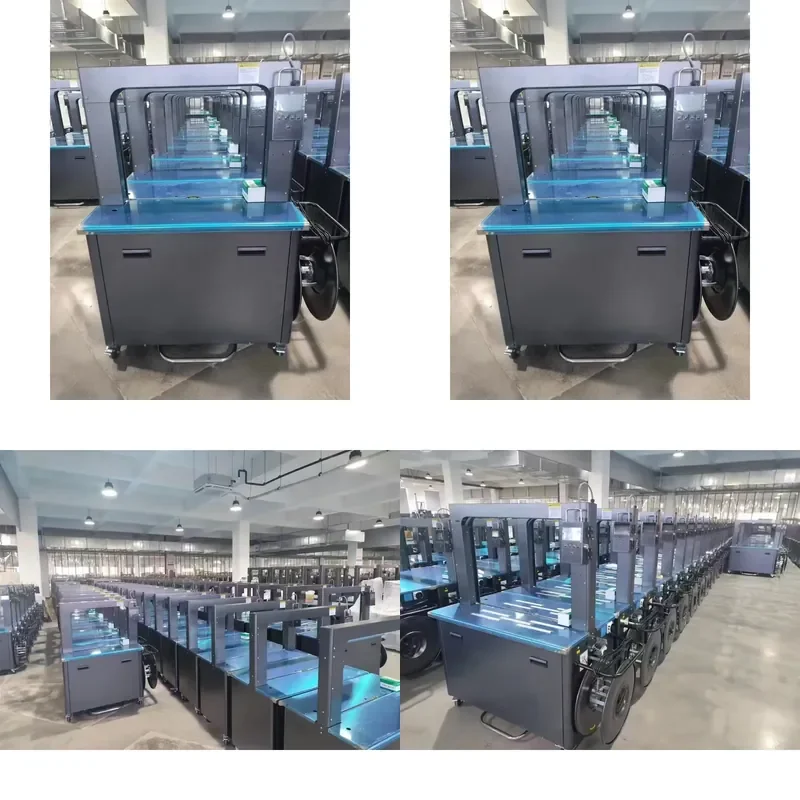 Automatic Baler PP Belt Strapping Machine for Carton Packaging Semi Auto Strapper Banding Tool Industrial Packing Equipment