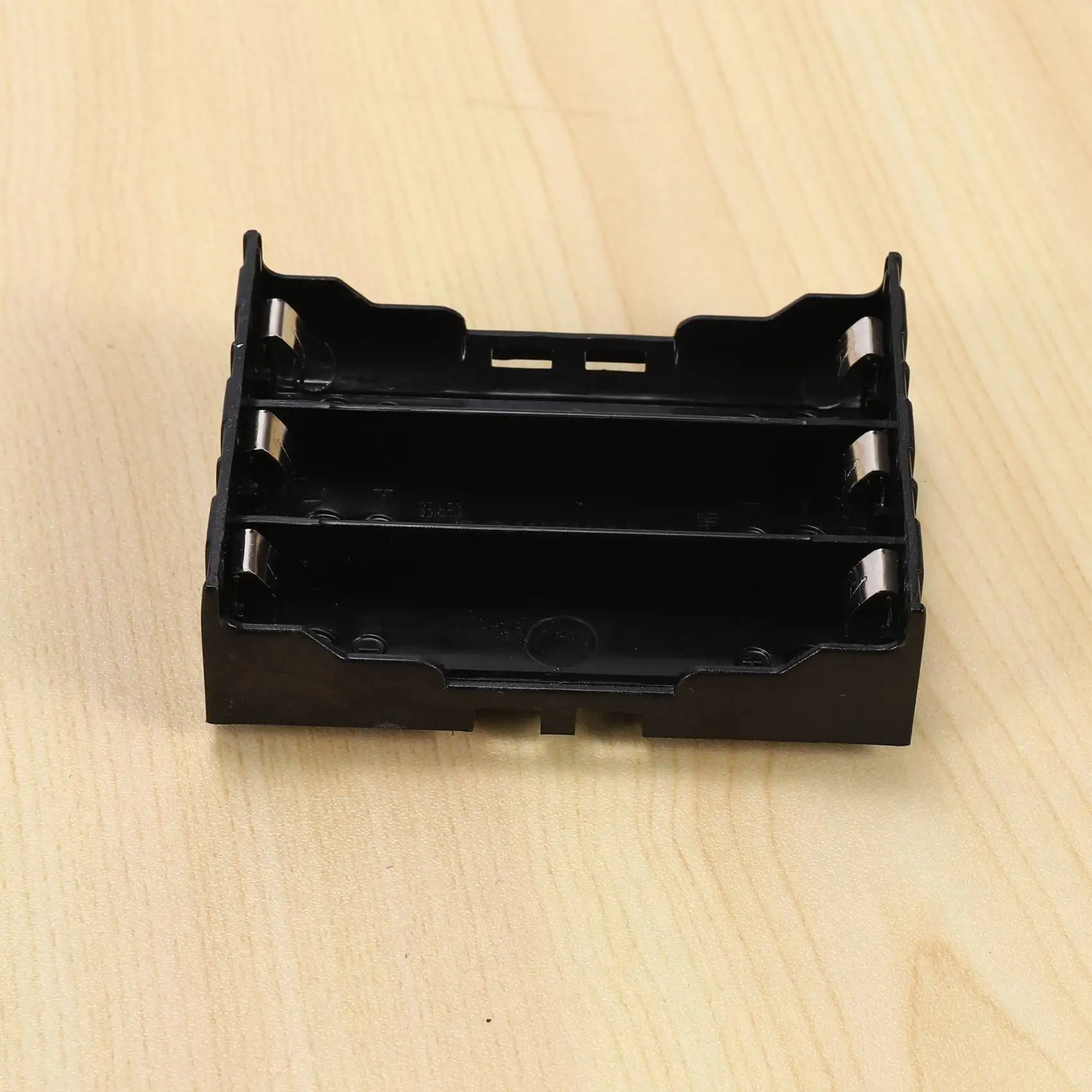 AD41-5 قطعة بلاستيك أسود 3 × 3.7 فولت 18650 بطاريات 6 دبوس حامل البطارية