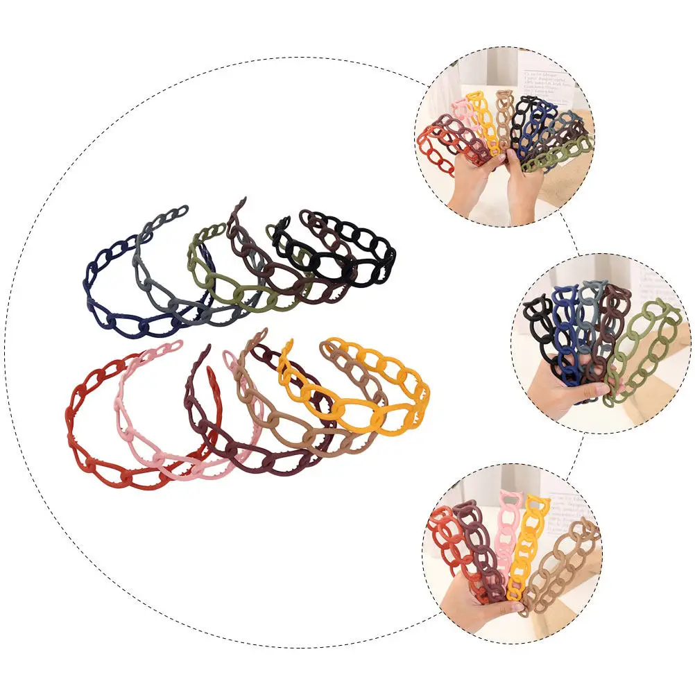 

Набор из 10 матовых ободков для волос: уникальные, нежные, гипоаллергенные, нескользящие, удобные в носке – для вечеринок, фотосессий и повседневного использования