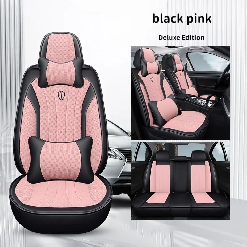 

5 Seat Universal Nappa Leather Car Seat Cover For Bmw E46 E90 3 Series E21 E30 E36 E91 E92 E93 F30 F31 F34 Accessories Protector