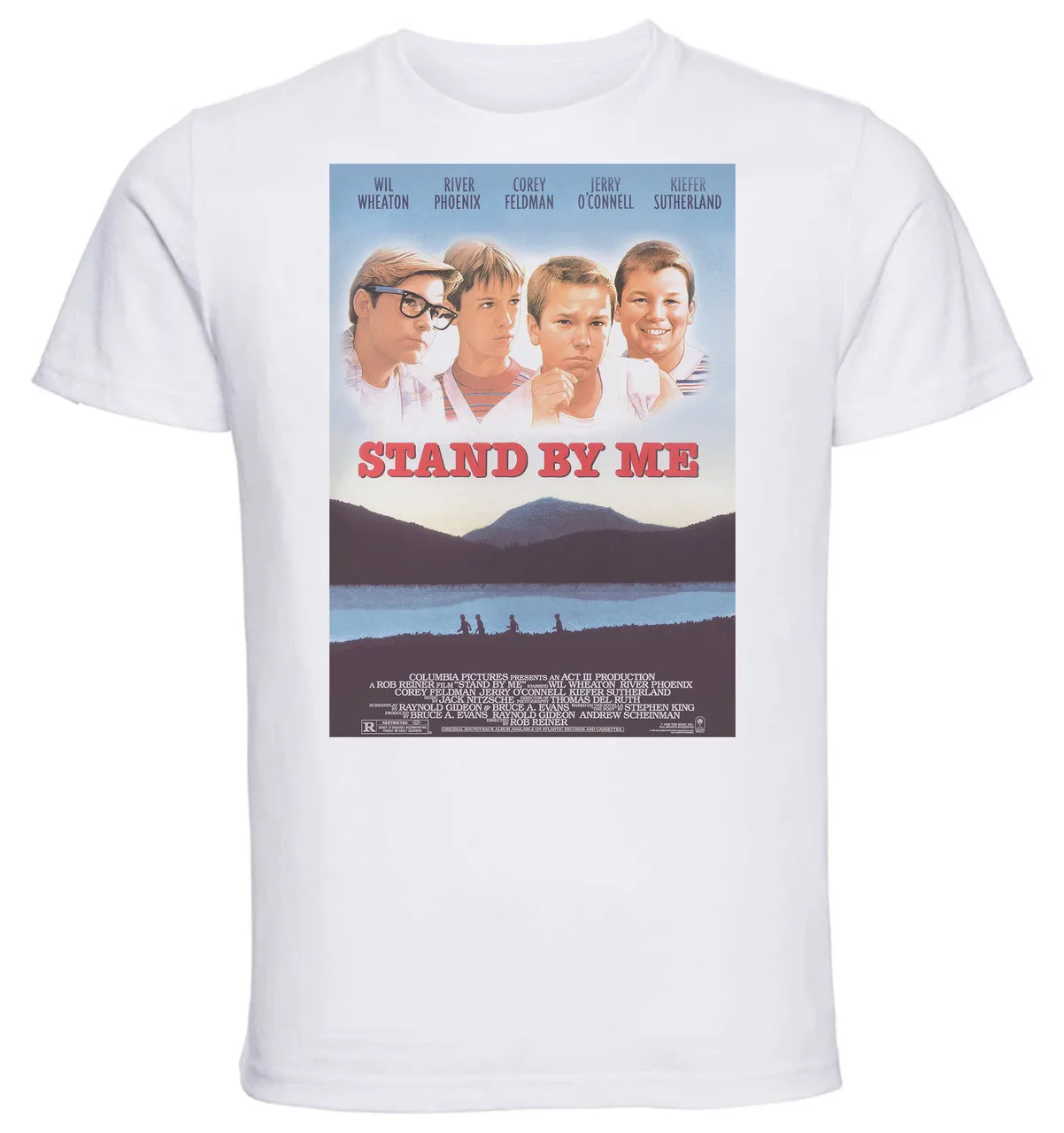 

T-shirt Unisex - White - Playbill Film - Stand By Me
