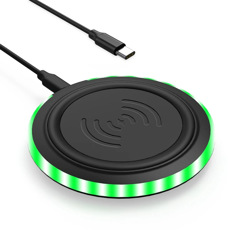 15W Wireless Charger For Samsung Galaxy S23 Ultra S22+ S21 S20 FE S10 S9 S8, Wireless Charger Pad Phone Charging Station Durable