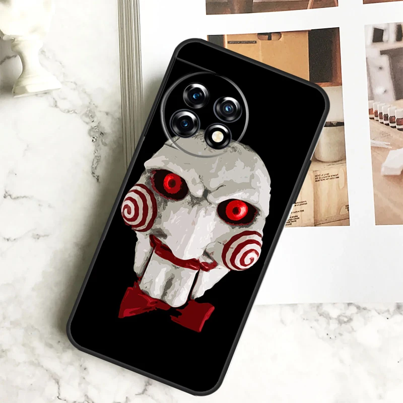 Saw Jigsaw Puppet Case For OnePlus 12 12R 11 9 10 Pro 10R 9R 8T 10T Nord CE 2 3 Lite 2T N10 N20 N30 CE4 Cover