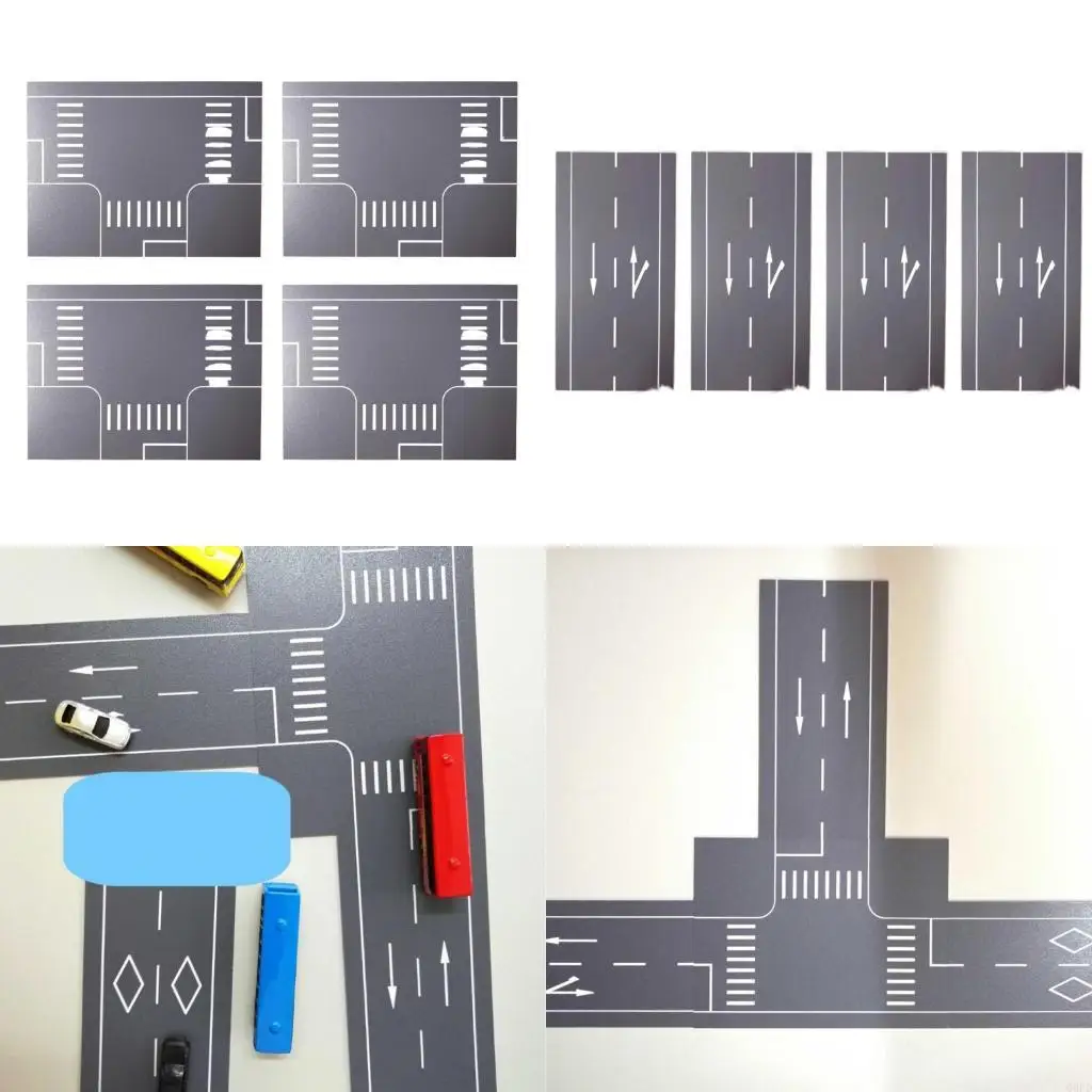 

Reusable Plastic Street Tiles For DIY Scenes And School Projects