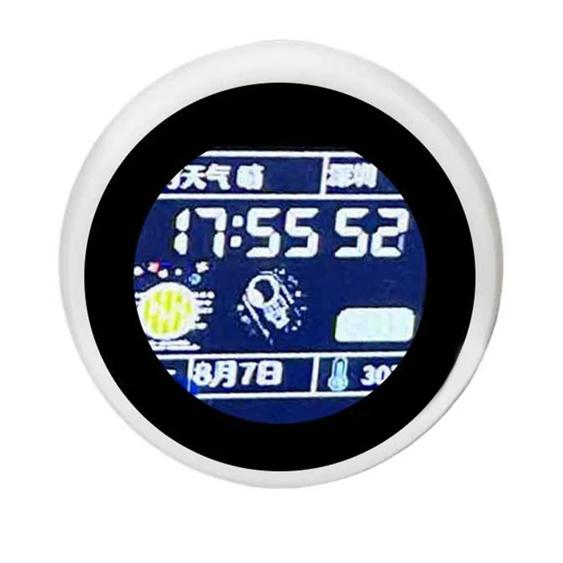 

Робот для голосового чата ABVO-AI ESP32 S3 N16R8, макетная плата 1,28-дюймовый ЖК-дисплей, настольные часы Fordeepseekv3 Qwen2.5 Qwenmax2.5