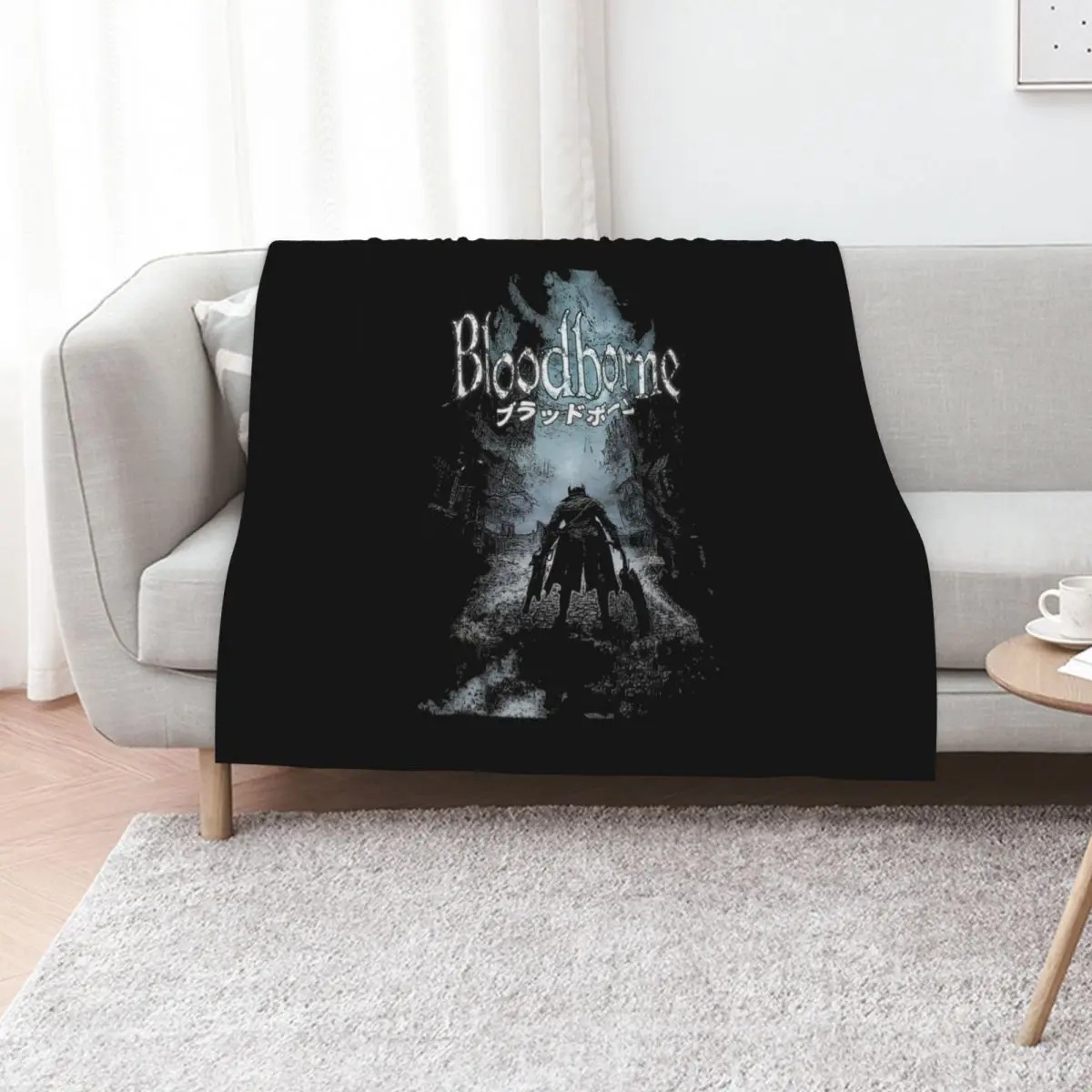 Retro Vintage BloodBorne 1 Girls Boys Throw Blanket Vintage for sofa Summer Camping Large Shaggy Blankets