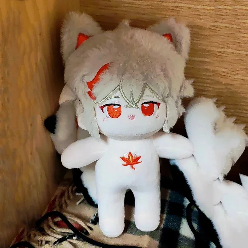 Kaedehara Kazuha 20cm muñeca de algodón juguetes para niños adultos Kawaii Genshin Impact animación regalo vestir marioneta peluches coleccionables