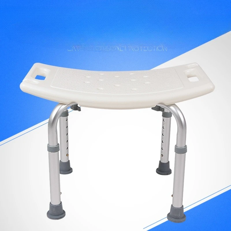 

Lightweight Bath Stool Bathroom Bench Pregnant Woman Bath Chair Aluminum Alloy Shower Stool Adjustable Height