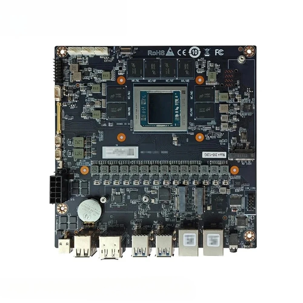 

Gold SellerAMD Ryzen AI Max + 395 CPU main board four-screen display dual channel LPDDR5x 8000MT/s memory different display 8
