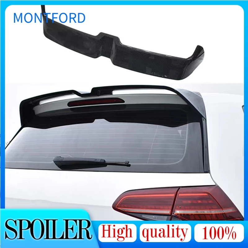 Rear SPOILER Wing For VW GOLF 7 GOLF VII GTI 3 doors 5 doors 2012-2020 black glitter SPOILER