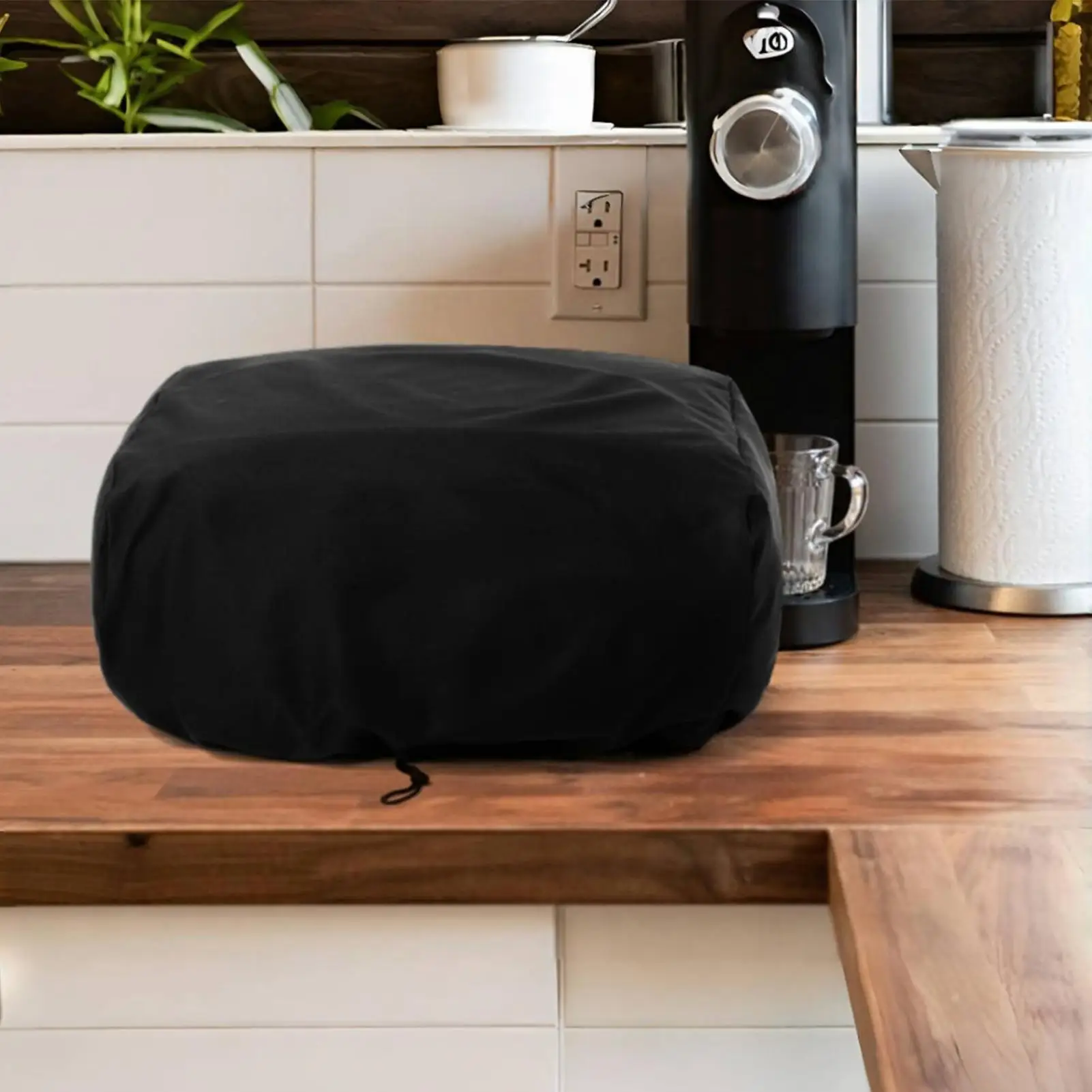 Waterproof Pizza Oven Cover Protective Cover All Weather Protection with Bottom Drawstrings Dustproof Grill Accessories for