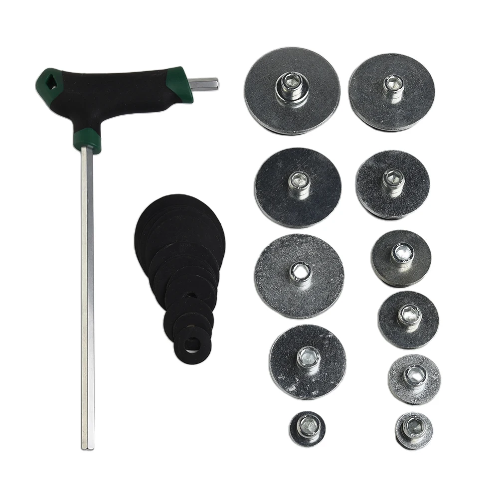 Saxophone Repair Kit Grinding Head Repair Tools Set Soprano Sound Hole Grinding Guide Plate Leveling Professional