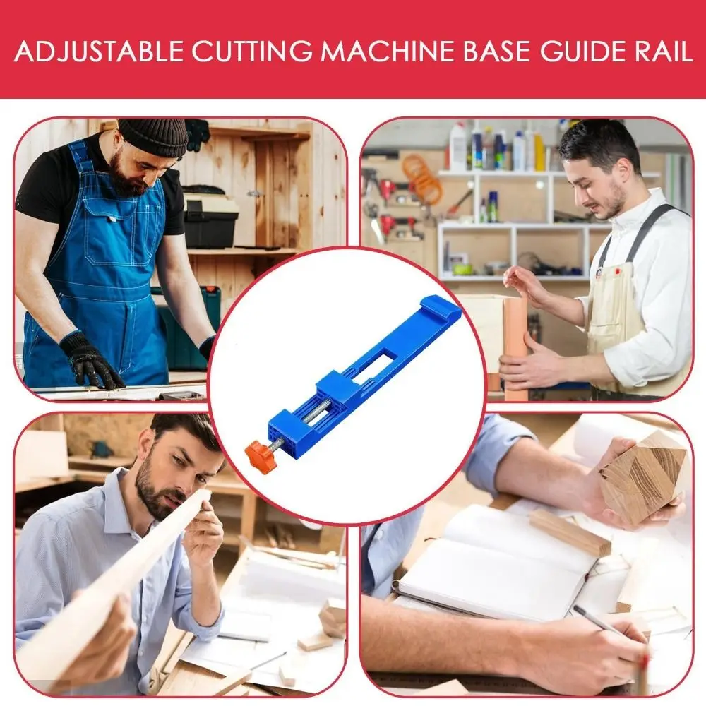 

Adjustable Circular Saw Guide ABS Precision Cutting Machine Base Guide Electric Circular Saw Milling Positioning Clamp