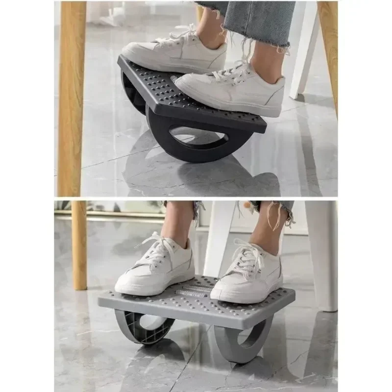 180° Rocking Office Foot Pedal - Half-Circle Stirrups with Anti-Twisting Legs | Under-Table Use for Relaxation & Leisure image 4