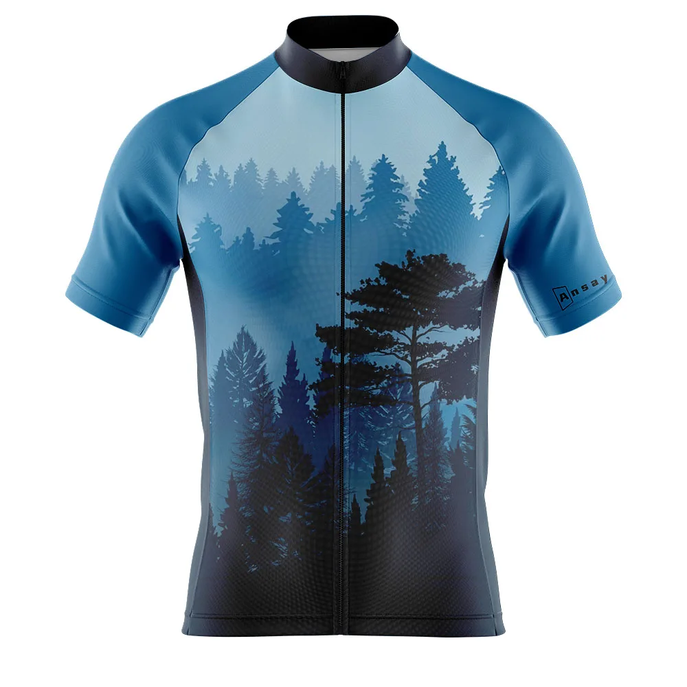 Camisa de Ciclismo Masculina Ansay de Manga Curta para Verão, Respirável, para Bicicleta, Maillot Ciclismo Hombre, Roupas de Ciclismo