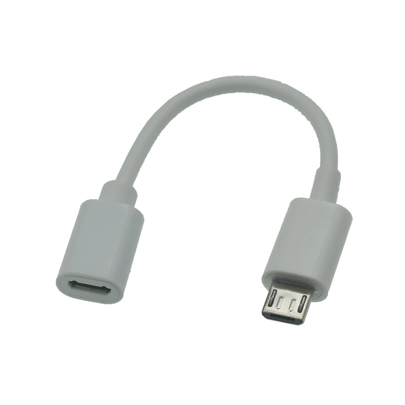 Full Connection 5Pin Micro USB Male To Female USB2.0 Short Data Charging OTG Cable Converter Extension Adapter 10cm 25cm 1.5m 2m