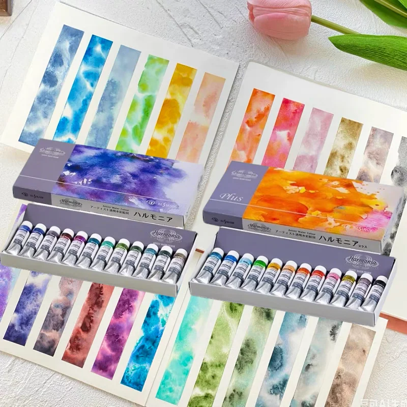 Japan Kusakabe 10ml Original Tube Layer Sediment Watercolor Pigment Granulating Mineral Water Color for Artists Art Supplies