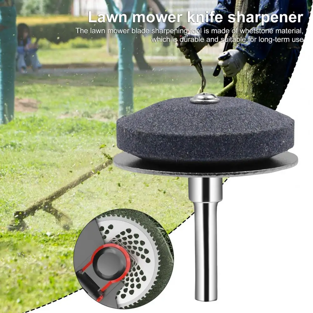 Easy Installation Lawn Mower Blade Sharpener Universal Lawn Mower Blade Sharpener Kit for Garden Dull for Electric for Garde