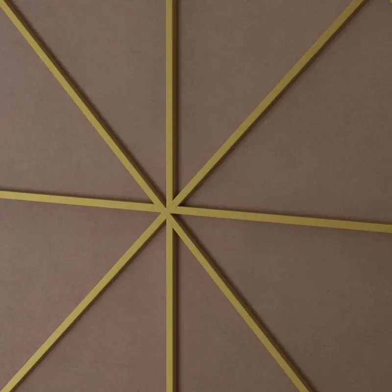 مرآة حائط بإطار معدني دائري ذهبي مقاس 39 بوصة - مرآة زينة مستديرة للحمام وغرفة المعيشة وديكور غرفة النوم #6