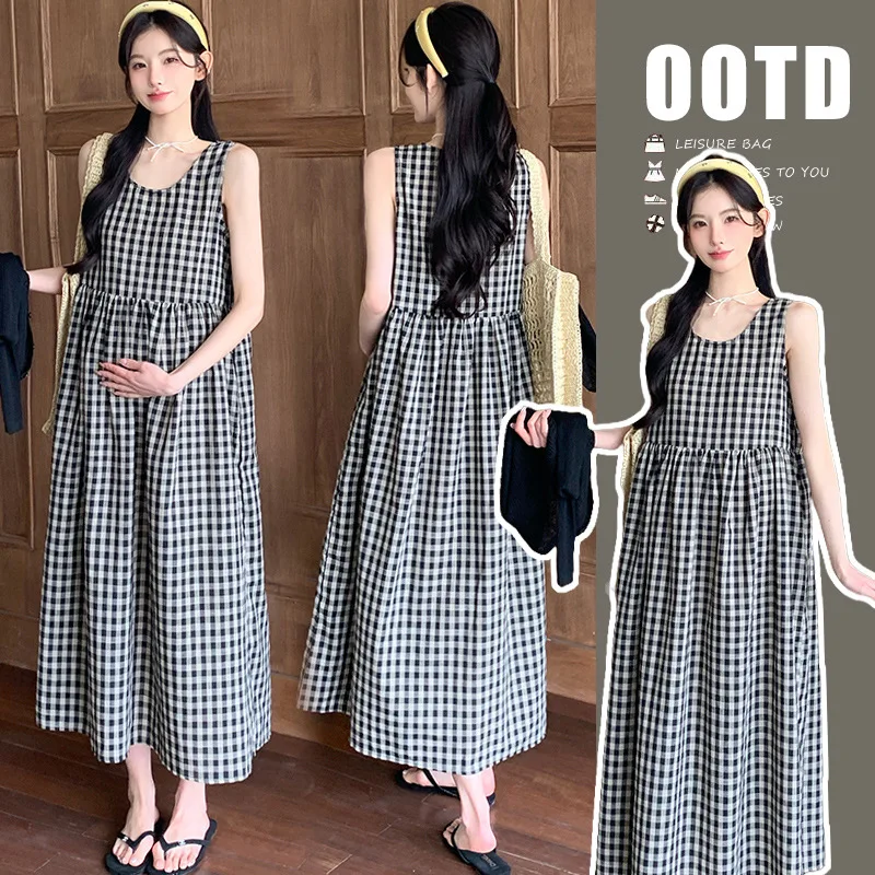 

Viral Summer Maternity Dress Bow Detail First Love Fairy Gown Petite Size Elegant Slim Fit Blossom Skirt Comfortable Breathable