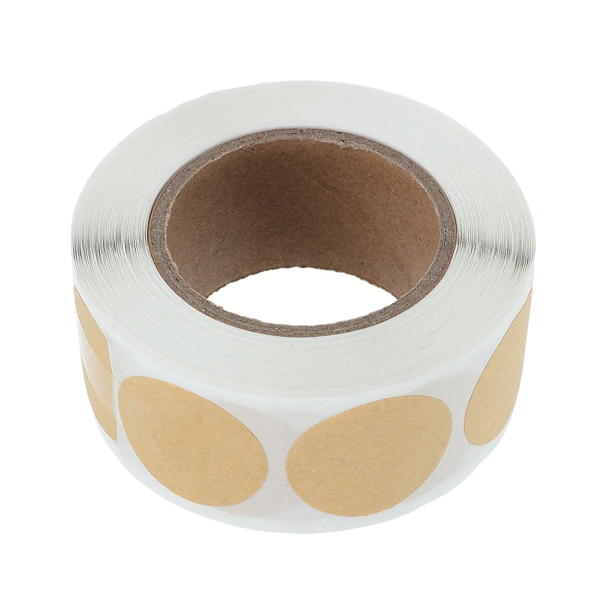 500Pcs Round Kraft Paper Stickers Writable Adhesive Labels Packaging Sealing Gift Wrapping Scrapbooking Kraft Paper Stickers