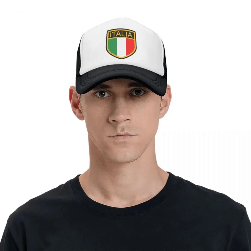 Y2K Personalized Italia Sport Italy Flag Baseball Cap For Men Women Adjustable Trucker Hat Sports Snapback Caps Sun Hats