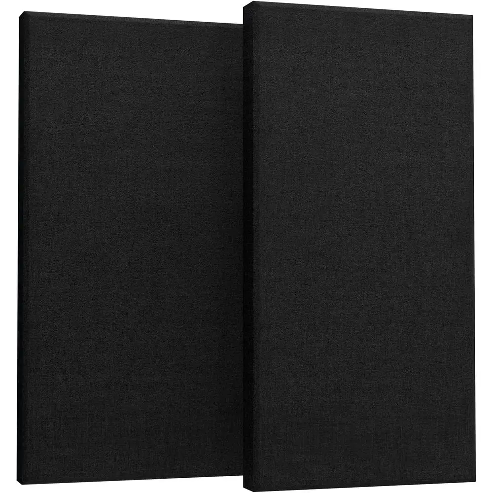 

2 PCS Acoustic Panel, 47.2 x 23.6 x 2 Fiberglass Sound Proof Wall Panels, Sound Absorbing Panels for Studios, Office, Home Theat