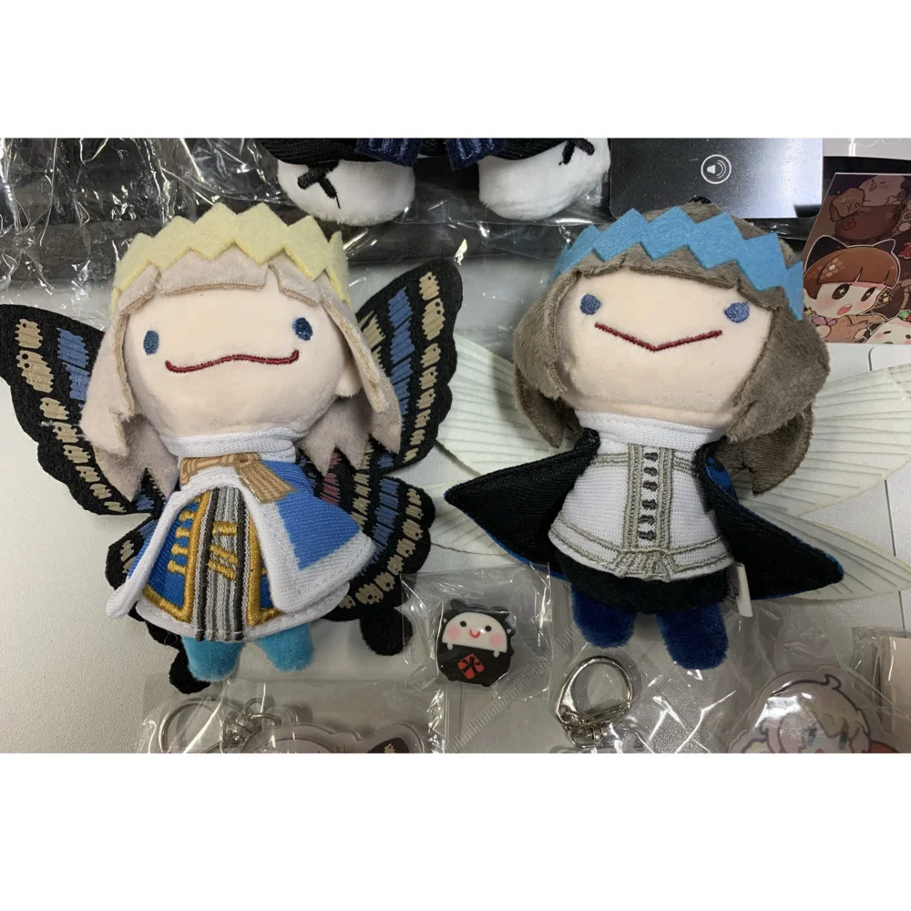 Anime Fate/Grand Order FGO Oberon Vortigern Cosplay Cute Moth Plush Cotton Doll Bag Pendant Keychain Toy Plushie Gift