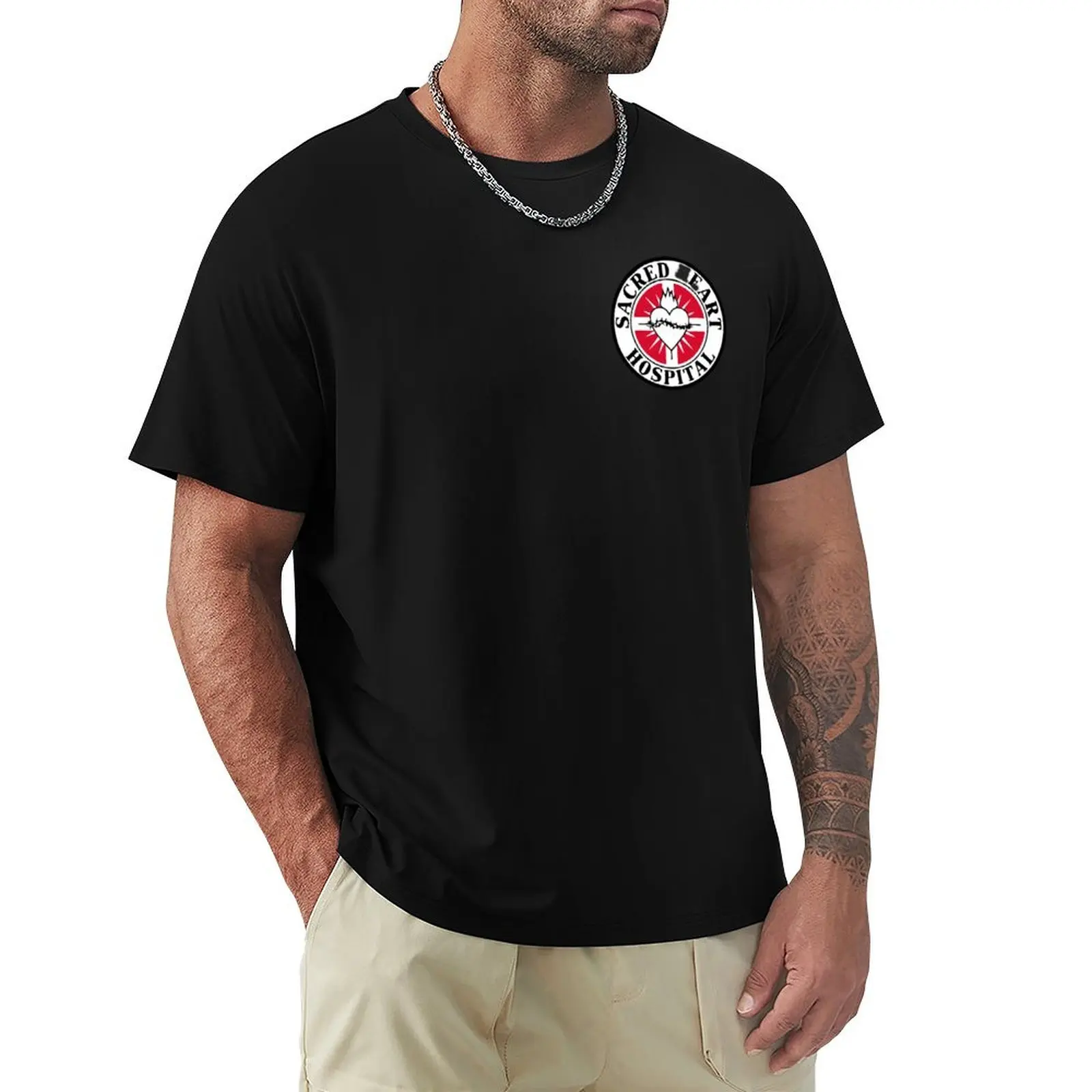 

Sacred Fart Hospital T-Shirt Basic Daily Outfit Short Sleeve Tee