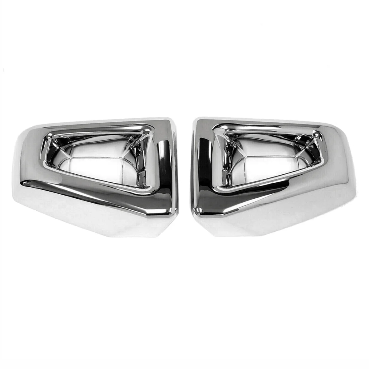 

1Pair Car Front Bumper Corner Cover Trim Chrome for Hummer H2 SUV SUT 2003-2009 Grill Racing End Cap Decorative Frame