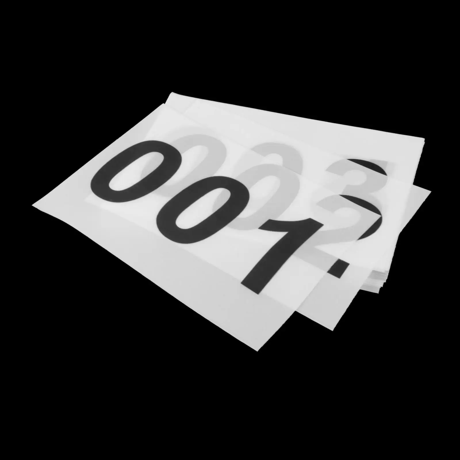 100x Running Bibs for Races Athlete Numbers Tear Resistant Reusable Numbered