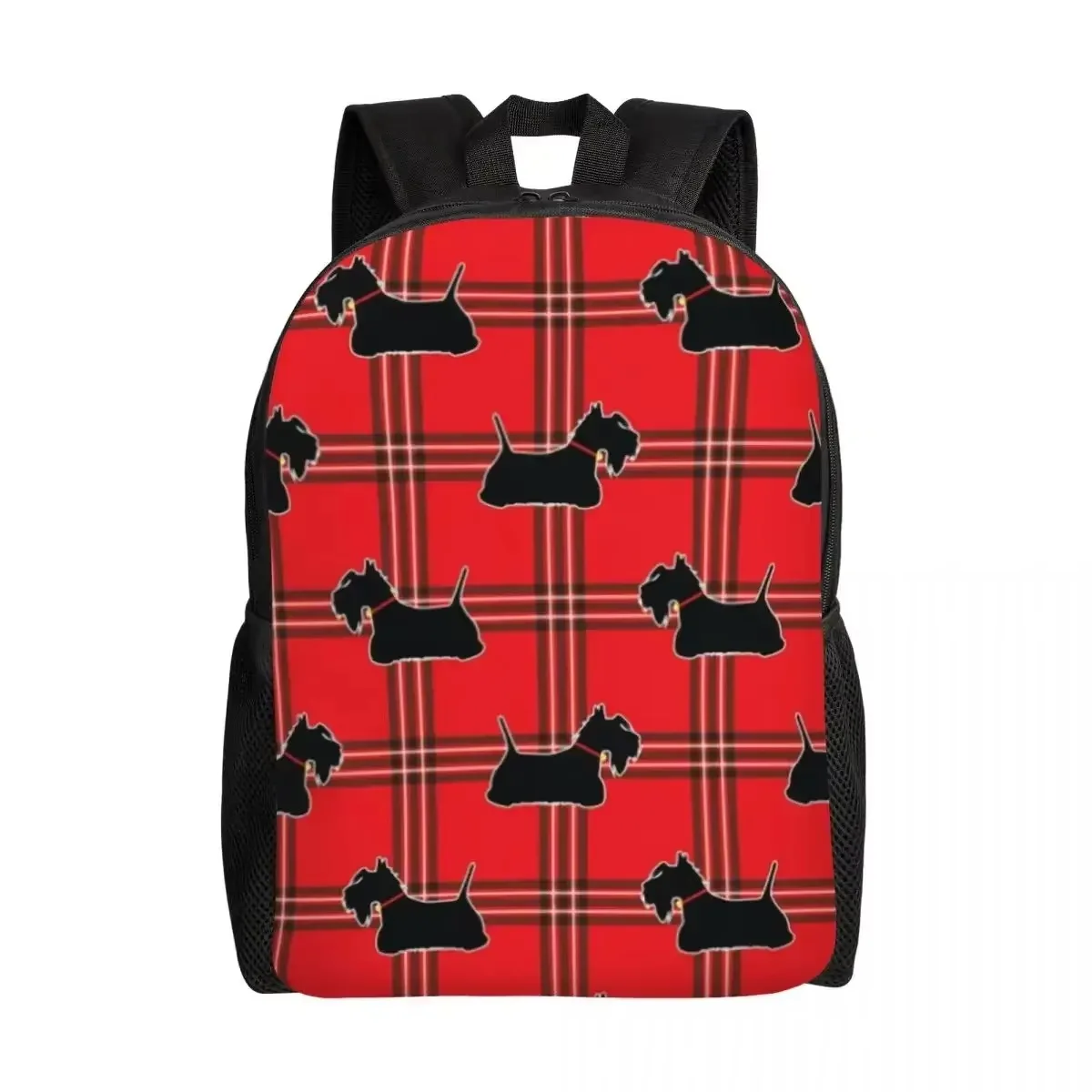 

Customized Outlander Leather And Tartan Backpacks Men Women Fashion Bookbag for School College Scottish Art Bags