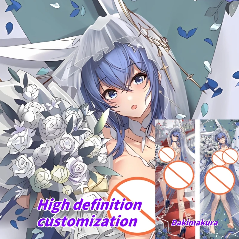 

Dakimakura Anime Azur Lane USS New Jersey Double-sided Print Of Life-size Body Pillowcase Gifts Can be Customized