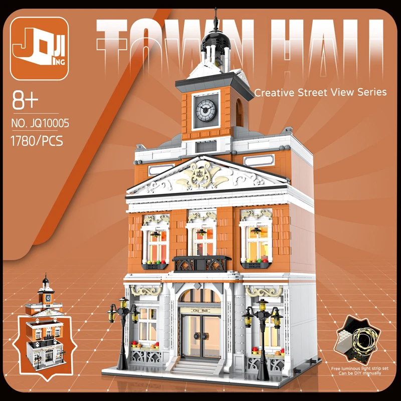 الطوب الصغير مقهى مباني المنزل مجموعات متجر المدينة العمارة وحدات بنة التجمع أطقم منمذجة لتقوم بها بنفسك اللعب هدية #1