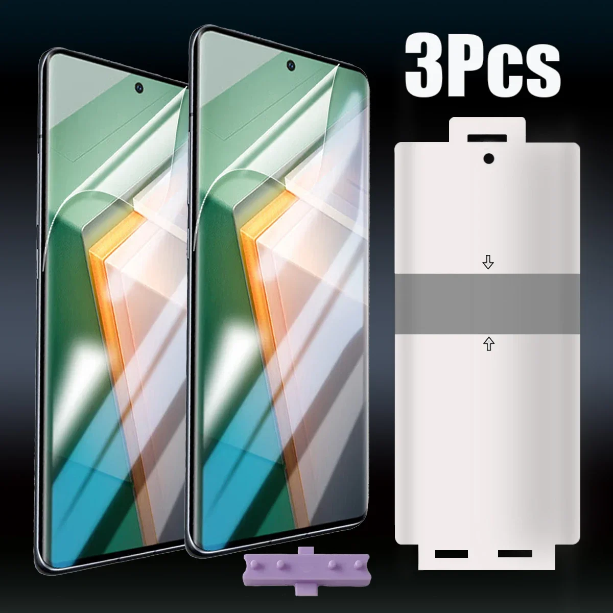 

3pcs TPU Gel Hydrogel HD FILM Screen Protector For Motorola Moto Edge 40 50 Neo Fusion Ultra Full Cover Foil Protective Film