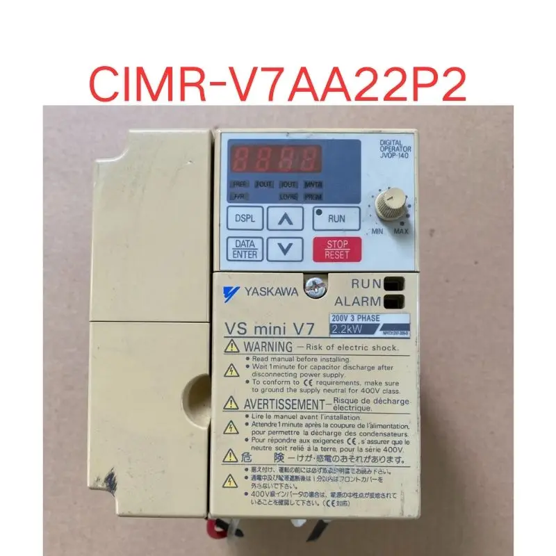 used CIMR-V7AA22P2 inverter 2.2KW test OK Fast shipping