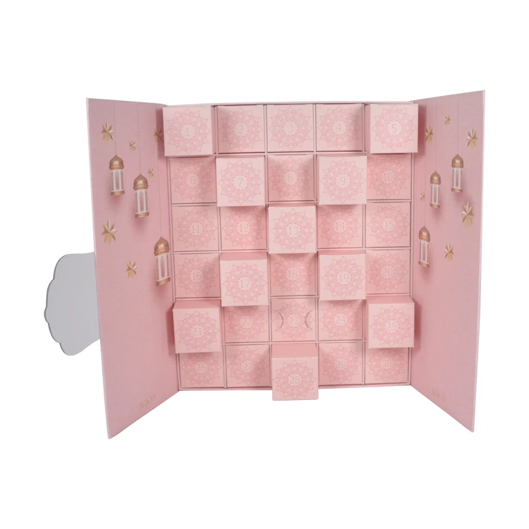 Customized queryCalendrier Ramadan 30 Muslim Mubarak Ramadan Advent Calendar Kalender Countdown Packaging Paper Gift Box Advent