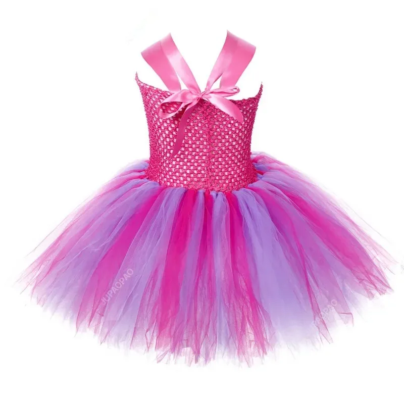 Costume di alta qualità per ragazze Compleanno Abiti di Halloween per bambini Vestito da tutù da fata elfo magico con fiocco per capelli Vestiti per bambini