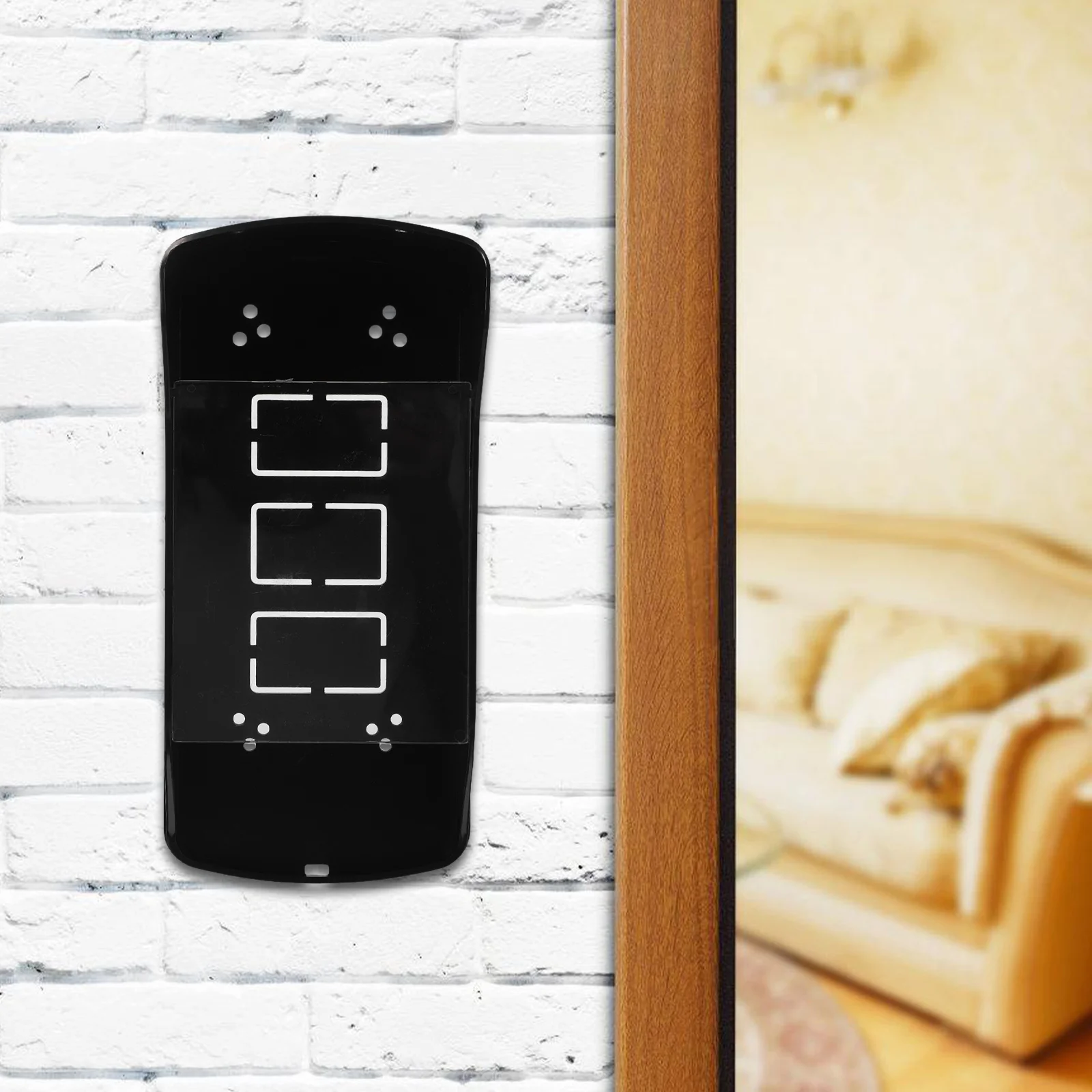 Plastic Doorbell Rain Cover Transparent Flip Cap Easy Install Outdoor Doorbell Access Control Machine Waterproof Protective