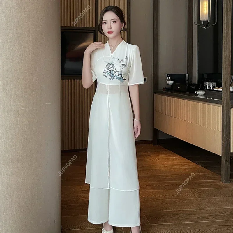 

Classical and Elegant New Beauty Salon Summer New Dress Women's High End Fashion Foot Bath Technician Work Clothes Health Center