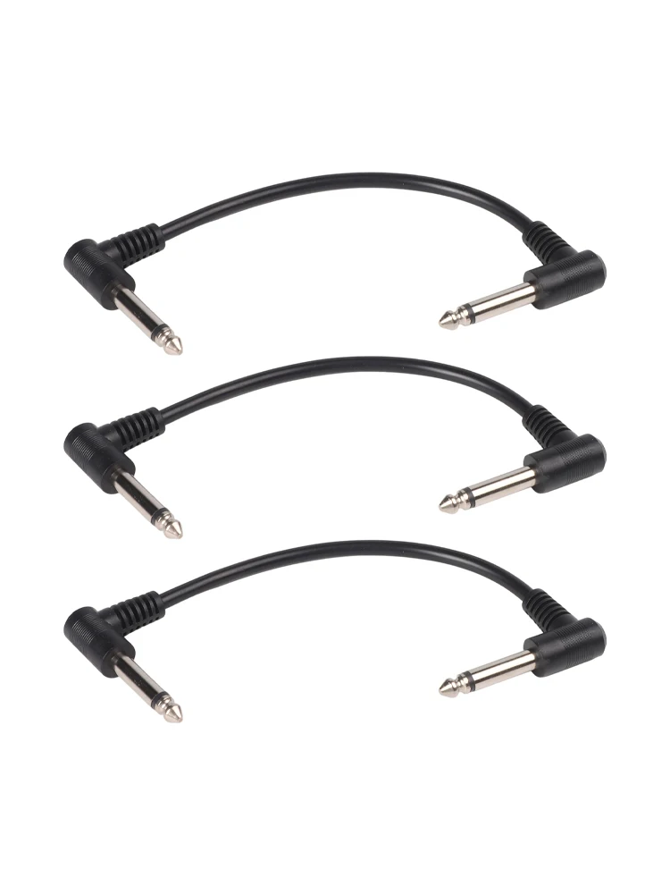 6-Inch Performance Cable Right Angle Cable Robust Outer Jacket Tensile Strength Minimal Sound Loss High Performance Pedal Cable