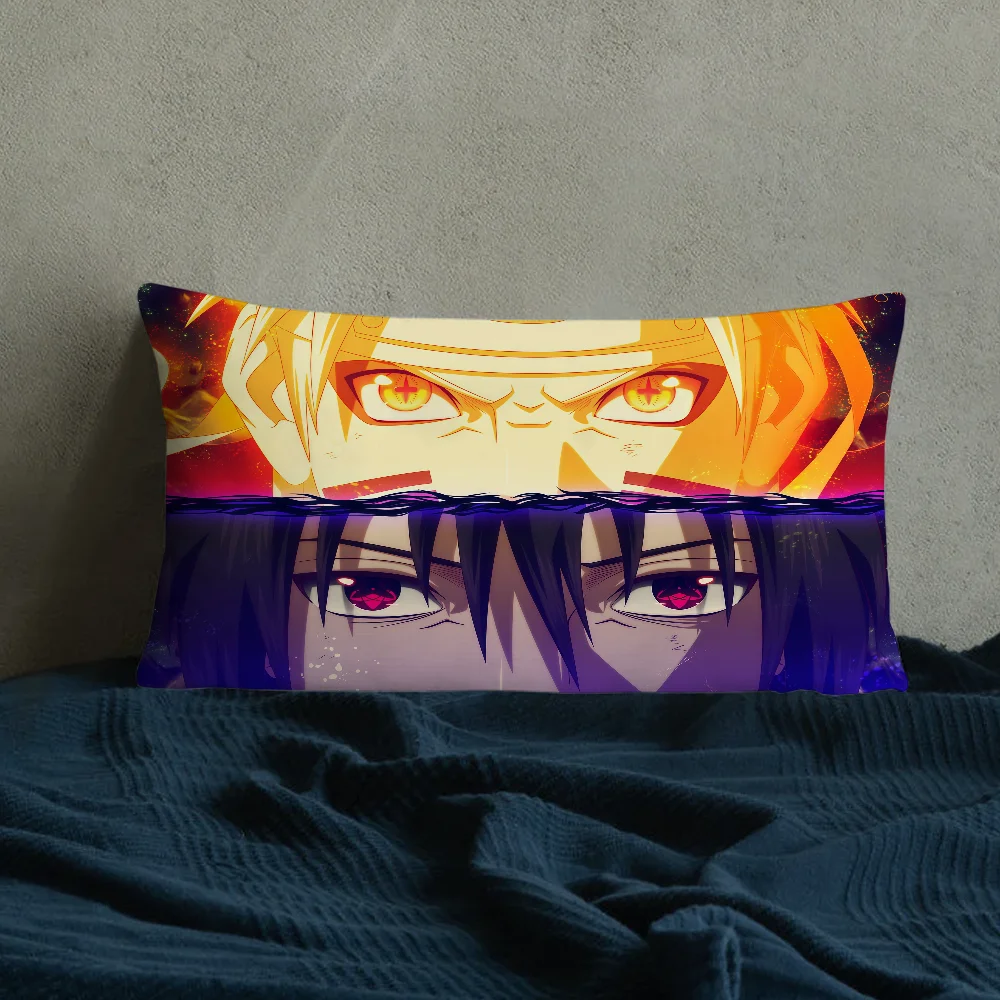 Immagine 4: Fodera per cuscino Anime N-Naruto, federa rettangolare stampata per comodino, divano, decorazione per la casa