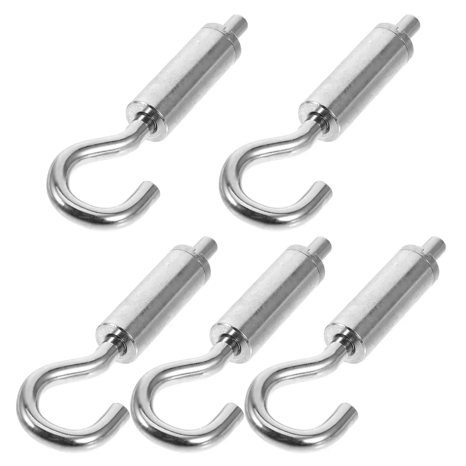 

5 PCS Wire Clamp Rope Tensioner Electric Small Turnbuckle Expansion Screw Hook Stainless Steel Hanger Cable Tightener Panel