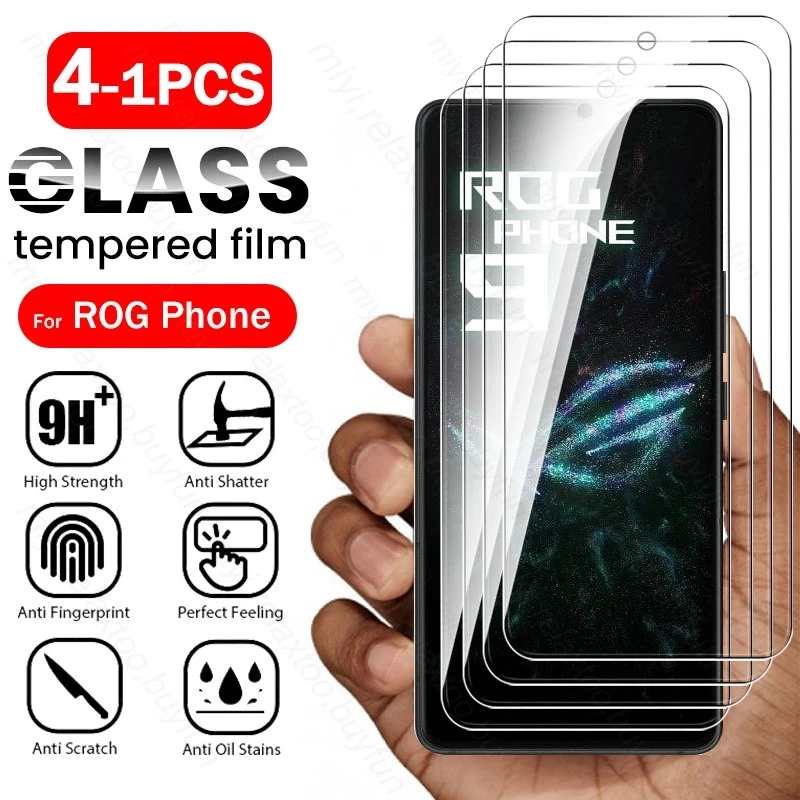 4to1Pcs tempered glass screen protector for Asus ROG Phone 9/9 Pro 5G case protective glass ROGPhone9 ROGPhone9Pro ROGPhone 9Pro