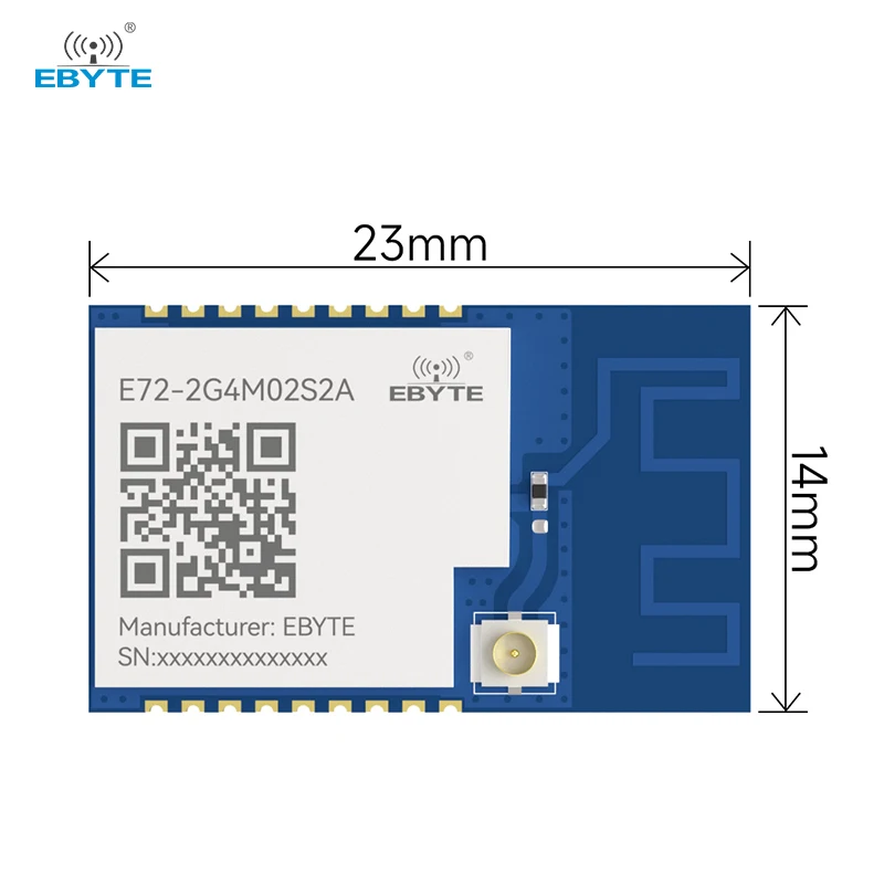 CC2642R Wireless Bluetooth SoC Module 2.4GHz BLE5.2 EBYTE E72 Series PCB Antenna Interface SMD Module With RF Shield