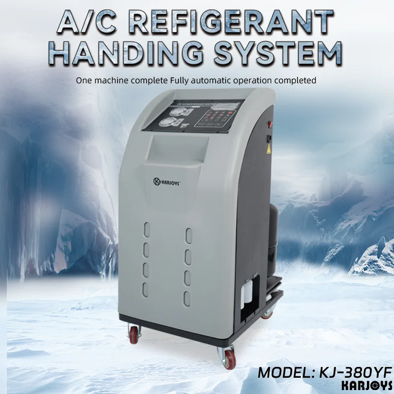 Fast Delivery Karjoys 1234yf Refrigerant Recovery Machine 220v Automatic Air Conditioning Machine Ac Recovery Machine