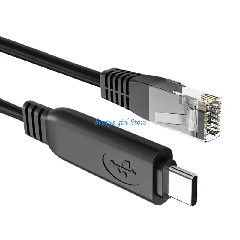 

C7AB Type C To RJ45 Ethernet Cable For Online Gaming USB C to RJ45 Ethernet Cable