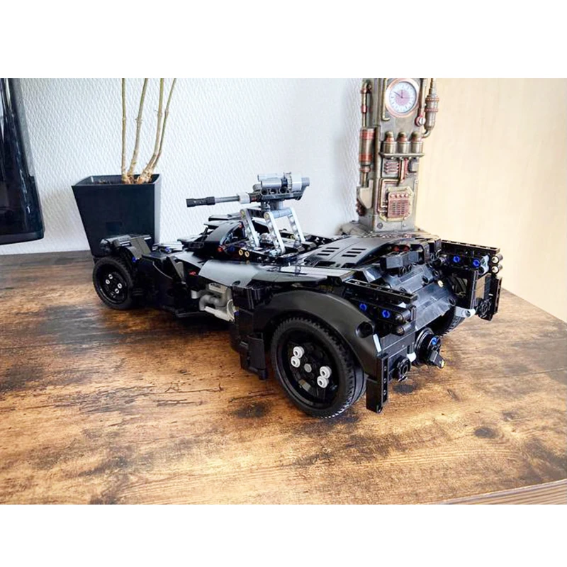 Tecnologia veículo série ucs cavaleiro bat carruagem moc bloco de construção super carro montagem modelo tijolos coletor conjuntos brinquedo presentes